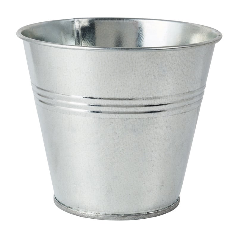 Bloempotje - zink - 11 cm