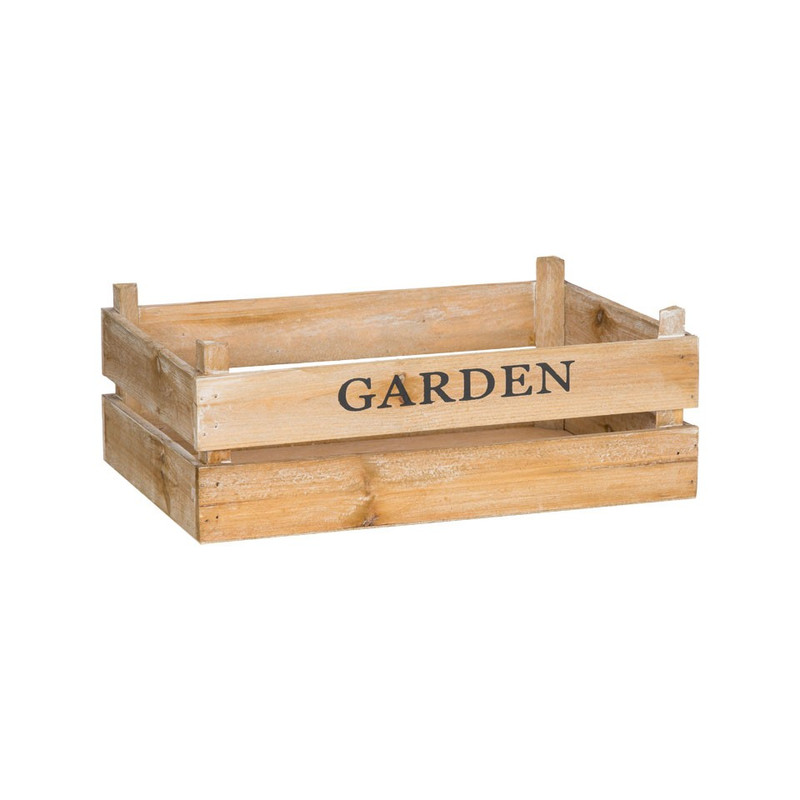 Kistje garden - 32x20 cm - bruin