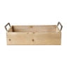 Plantenkistje metalen grepen - 33x22 cm