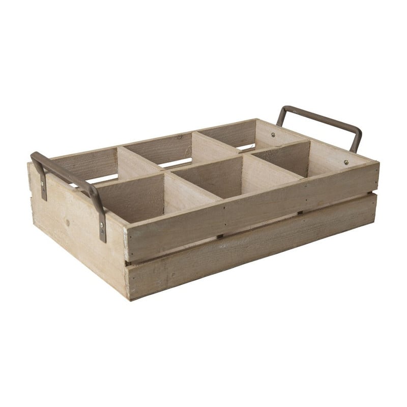 Plantenkistje - 6-vaks - 34x22 cm