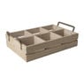 Plantenkistje - 6-vaks - 34x22 cm