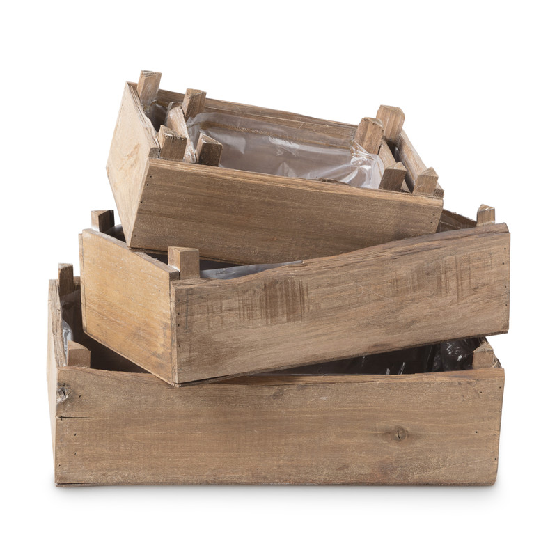 Plantenkistje rechthoek - 26x16 cm
