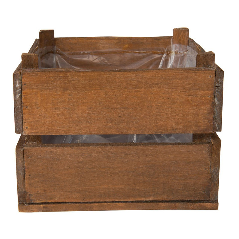 Plantenkistje vierkant - 23x23x18 cm
