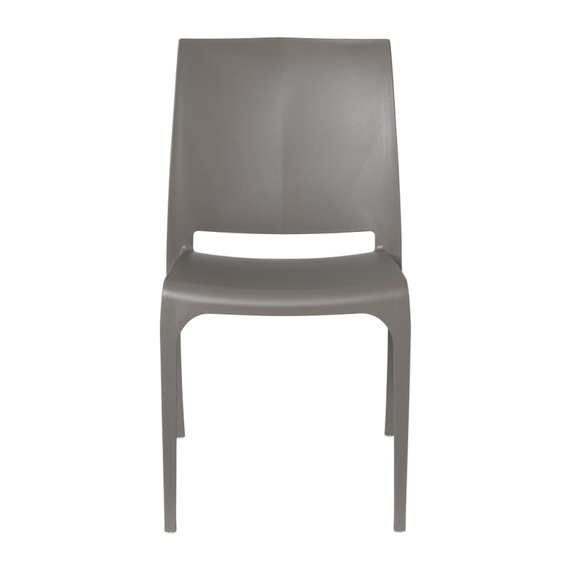Stapelbare tuinstoel Sara - taupe - 80x54x46 cm