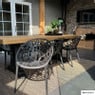 Stapelbare tuinstoel Palma - zwart - 78.5x58x59.5 cm