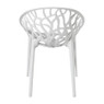 Stapelbare tuinstoel Palma - wit - 78.5x58x59.5 cm