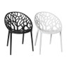 Stapelbare tuinstoel Palma - wit - 78.5x58x59.5 cm