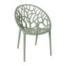 Stapelbare tuinstoel Palma - groen - 78.5x58x59.5 cm