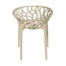 Stapelbare tuinstoel Palma - beige - 78.5x58x59.5 cm