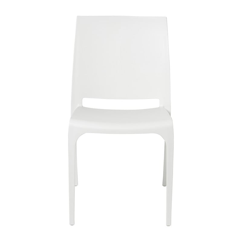 Stapelbare tuinstoel Sara - wit - 80x54x46 cm