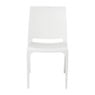 Stapelbare tuinstoel Sara - wit - 80x54x46 cm
