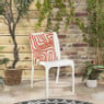 Stapelbare tuinstoel Sara - wit - 80x54x46 cm