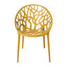Stapelbare tuinstoel Palma - geel - 78.5x58x59.5 cm