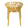 Stapelbare tuinstoel Palma - geel - 78.5x58x59.5 cm