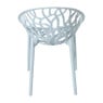 Stapelbare tuinstoel Palma - blauw - 78.5x58x59.5 cm