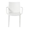 Stapelbare tuinstoel Victoria - wit - 82x58x55 cm