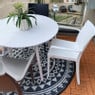 Stapelbare tuinstoel Victoria - wit - 82x58x55 cm