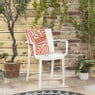 Stapelbare tuinstoel Victoria - wit - 82x58x55 cm