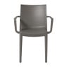 Stapelbare tuinstoel Victoria - taupe - 82x58x55 cm
