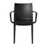 Stapelbare tuinstoel Victoria - zwart - 82x58x55 cm