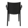 Stapelbare tuinstoel Victoria - zwart - 82x58x55 cm