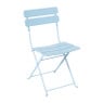 Inklapbare bistrostoel Kos - blauw - 84x48x42 cm