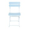 Inklapbare bistrostoel Kos - blauw - 84x48x42 cm