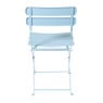 Inklapbare bistrostoel Kos - blauw - 84x48x42 cm