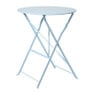 Inklapbare bistrotafel Kos - blauw - ø60x71 cm