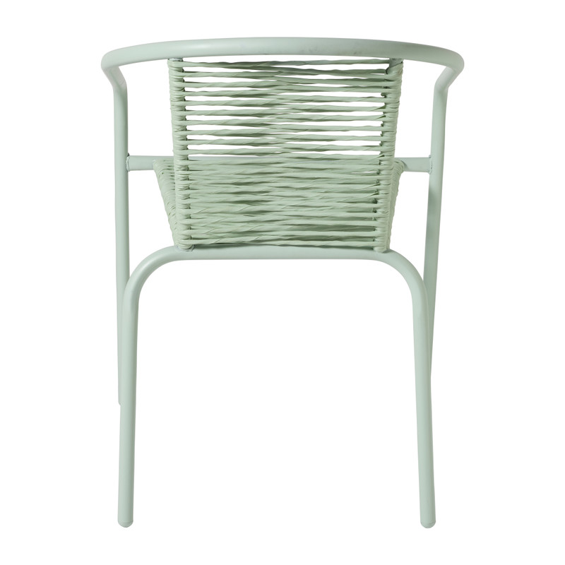 Stapelbare tuinstoel Tim - groen - 73x53x62 cm