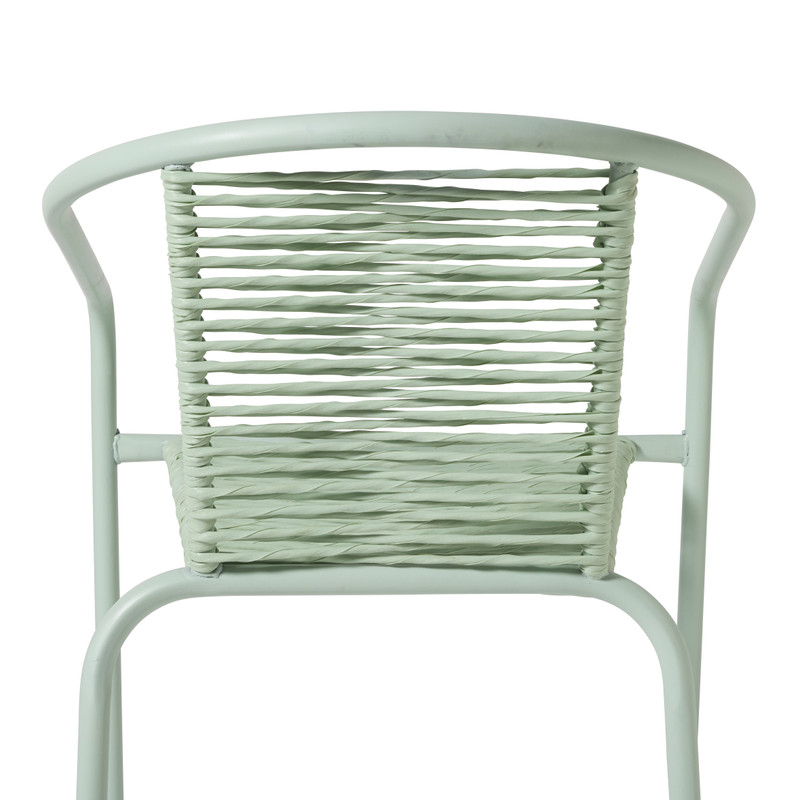 Stapelbare tuinstoel Tim - groen - 73x53x62 cm