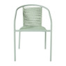 Stapelbare tuinstoel Tim - groen - 73x53x62 cm