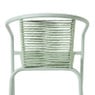 Stapelbare tuinstoel Tim - groen - 73x53x62 cm