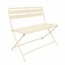 Inklapbare bistrobank Kos - butter yellow - 81x90x48 cm