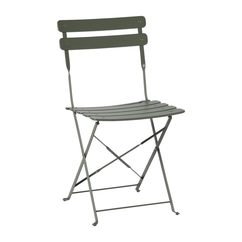 Inklapbare bistrostoel Corfu - groen - 82x46.5x42 cm