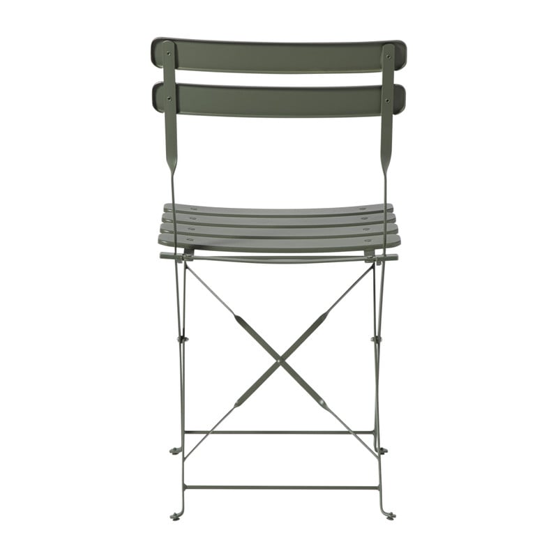 Inklapbare bistrostoel Corfu - groen - 82x46.5x42 cm