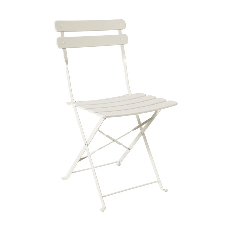 Inklapbare bistrostoel Corfu - beige - 82x46.5x42 cm