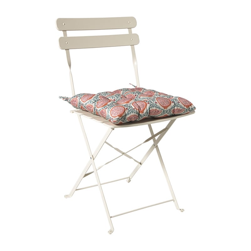Inklapbare bistrostoel Corfu - beige - 82x46.5x42 cm
