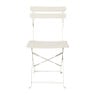 Inklapbare bistrostoel Corfu - beige - 82x46.5x42 cm