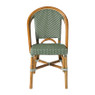 Bistrostoel Paris - groen/wit - 87x57x48 cm