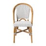 Bistrostoel Paris - zwart/wit - 87x57x48 cm