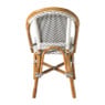 Bistrostoel Paris - zwart/wit - 87x57x48 cm