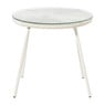 Tuintafel Hawaii - beige/transparant - ø45x42 cm