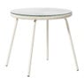 Tuintafel Hawaii - beige/transparant - ø45x42 cm