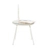 Tuintafel Hawaii - beige/transparant - ø45x42 cm