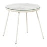 Tuintafel Hawaii - beige/transparant - ø45x42 cm
