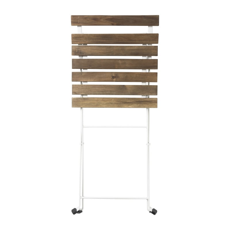 Bistro set Rhodos - bruin/wit - 3-delig