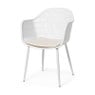 Tuinstoel Elisa - wit - 85x63x53 cm