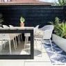 Tuinstoel Elisa - wit - 85x63x53 cm