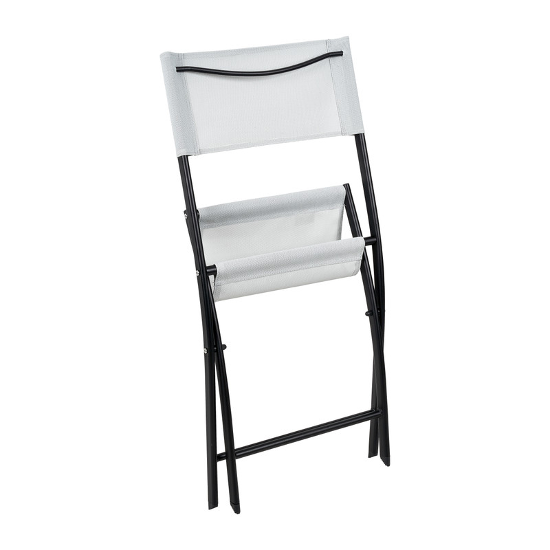 Vouwstoel - wit - 43x52x79 cm